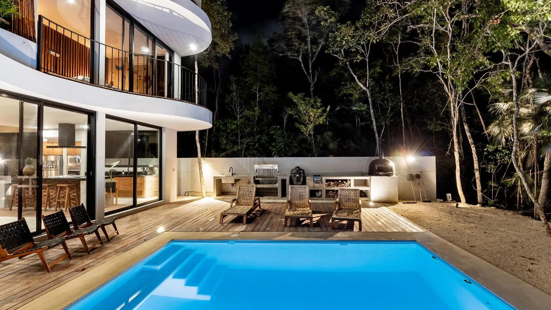 Luxury 4Br Eco Villa 10Ppl Outdoor Pizza Oven - Private Pool & Jacuzzi トゥルム