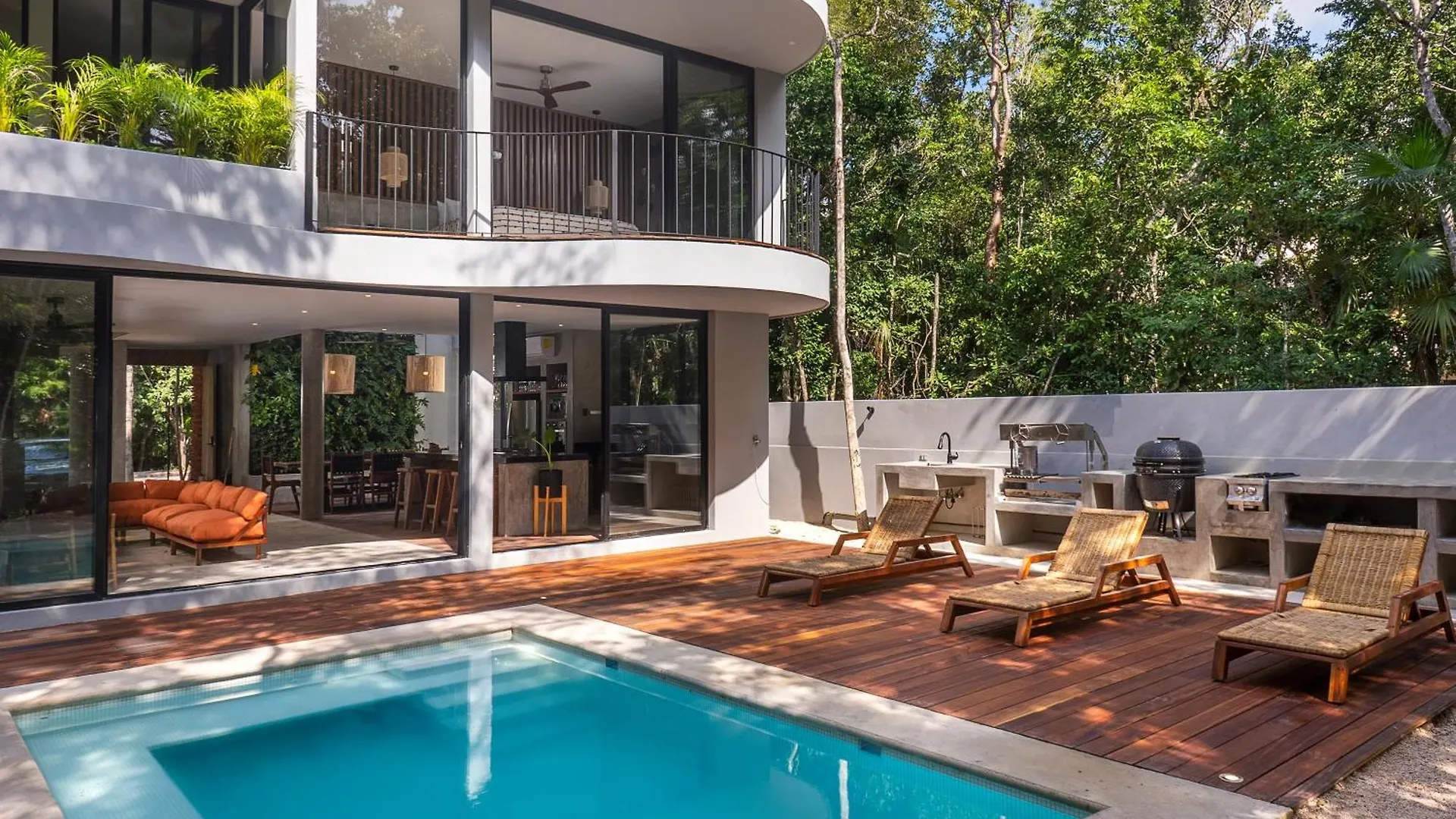 Luxury 4Br Eco Villa 10Ppl Outdoor Pizza Oven - Private Pool & Jacuzzi トゥルム